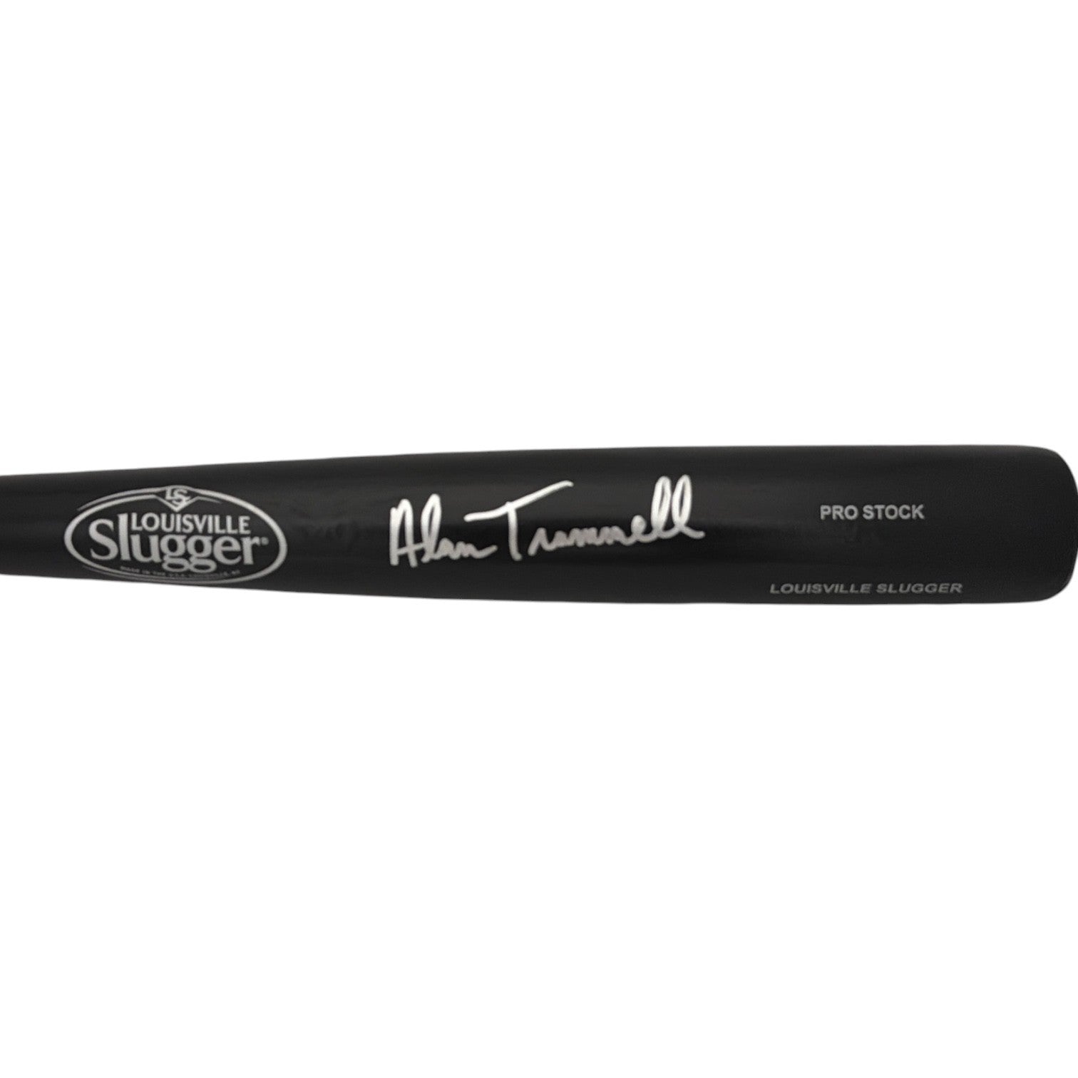 Alan Trammell Signed Autographed Louisville Slugger Black Bat JSA Witness COA0