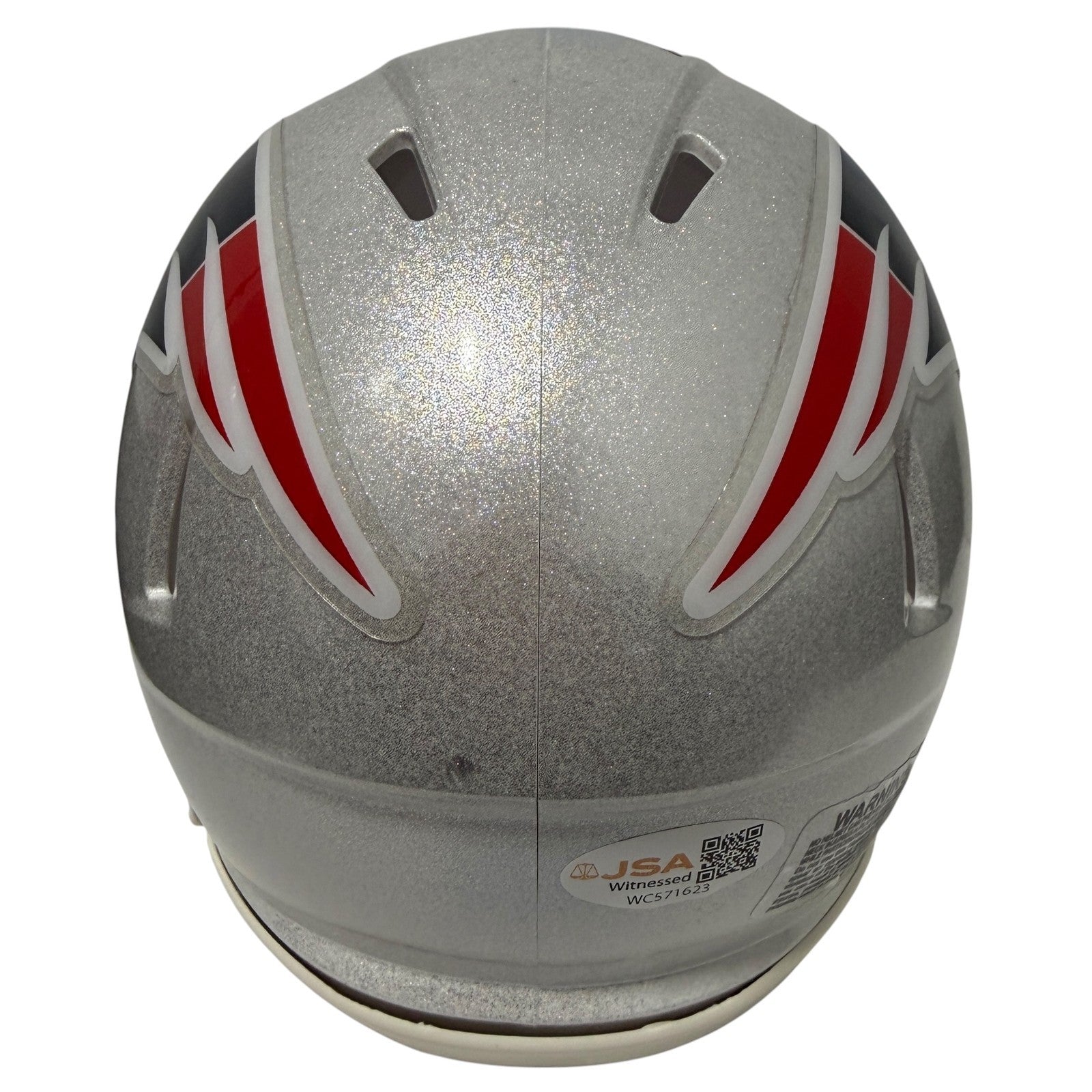 Ted Johnson Signed Patriots Speed Mini Helmet w/ 3x SB Champ JSA Witness COA3