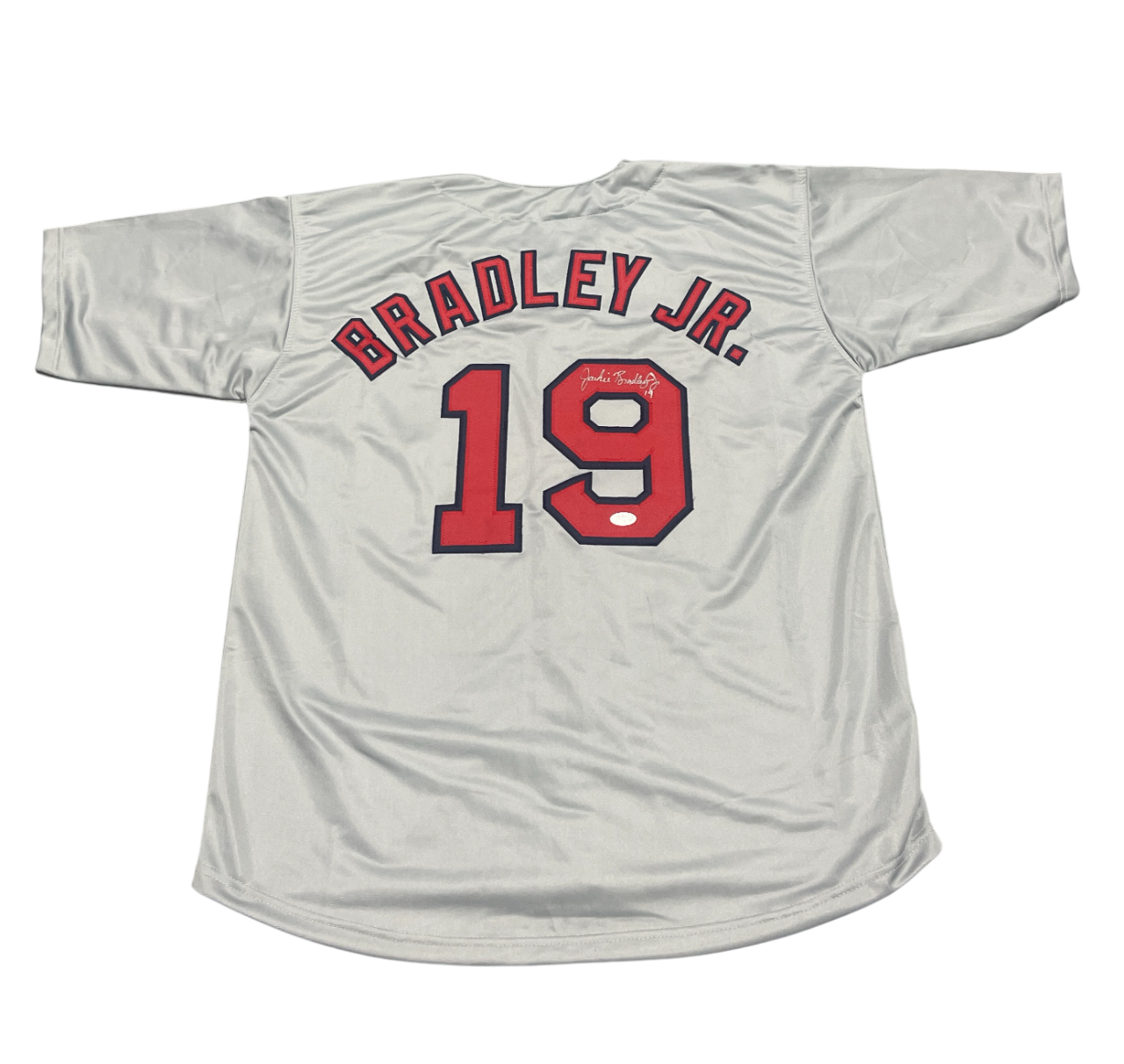 Jackie Bradley Jr Signed Autographed Boston Red Sox Custom Jersey JSA COA0