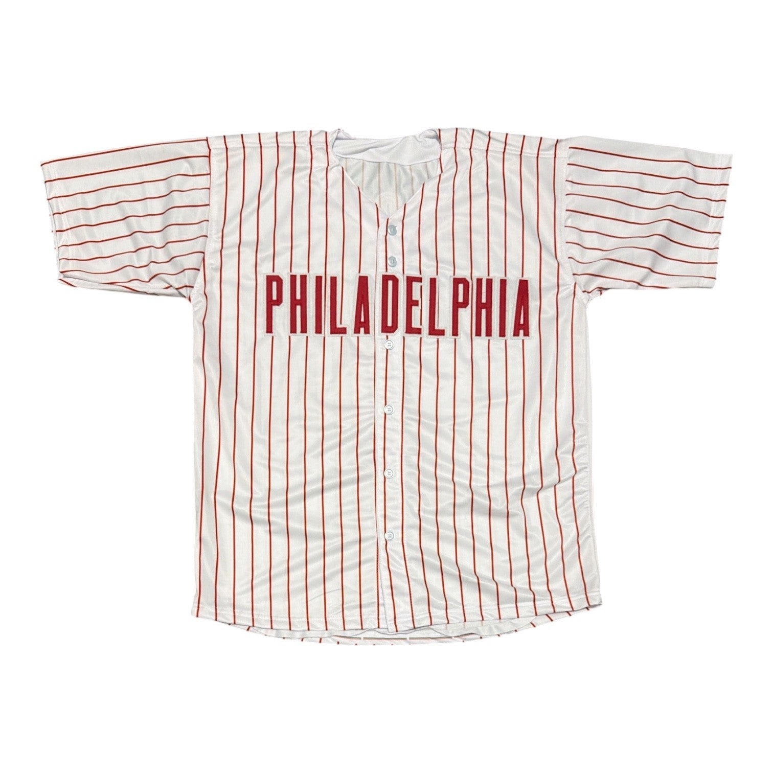 Jim Thome Signed Autographed Philadelphia Phillies Custom Jersey JSA Witness COA2