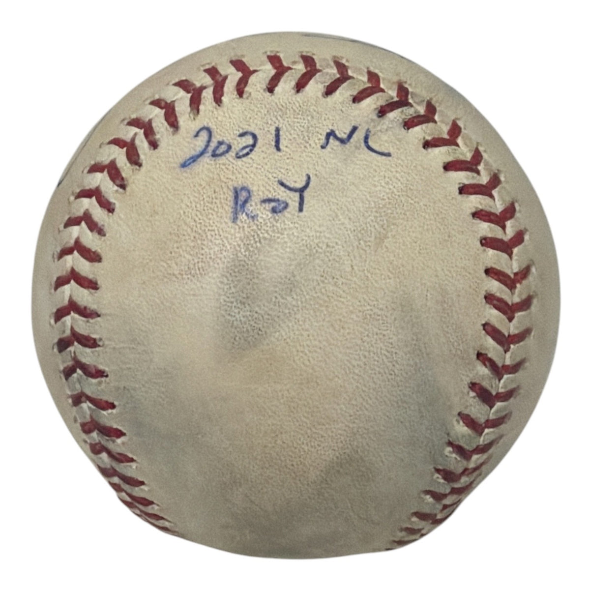 Jonathan India Signed Game Used MLB Debut Baseball 4/1/21  Insc ROY MLB PSA COA2
