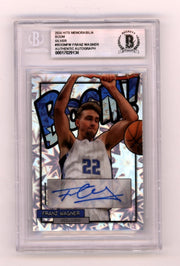 Franz Wagner 2024 Hits Memorabilia BOOM Silver #/22 Signed BGS BAS Auto Magic0