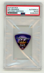Ian Grushka New Found Glory Disney World Epcot Signed Guitar Pick PSA AUTHENTIC0