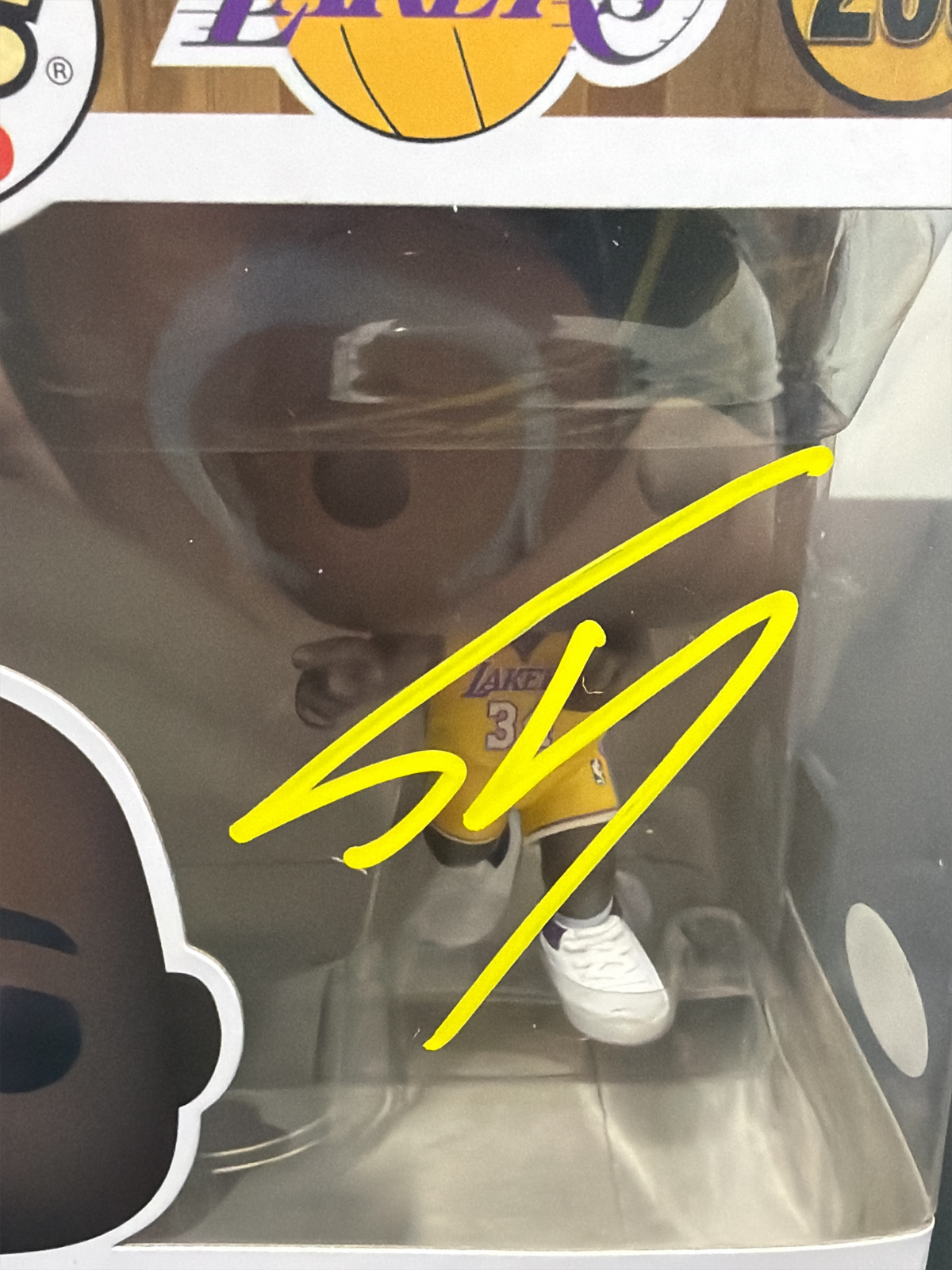 Shaquille O'Neal Signed Lakers 2000 WCF Celebration Funko Pop 208 JSA W COA Shaq1