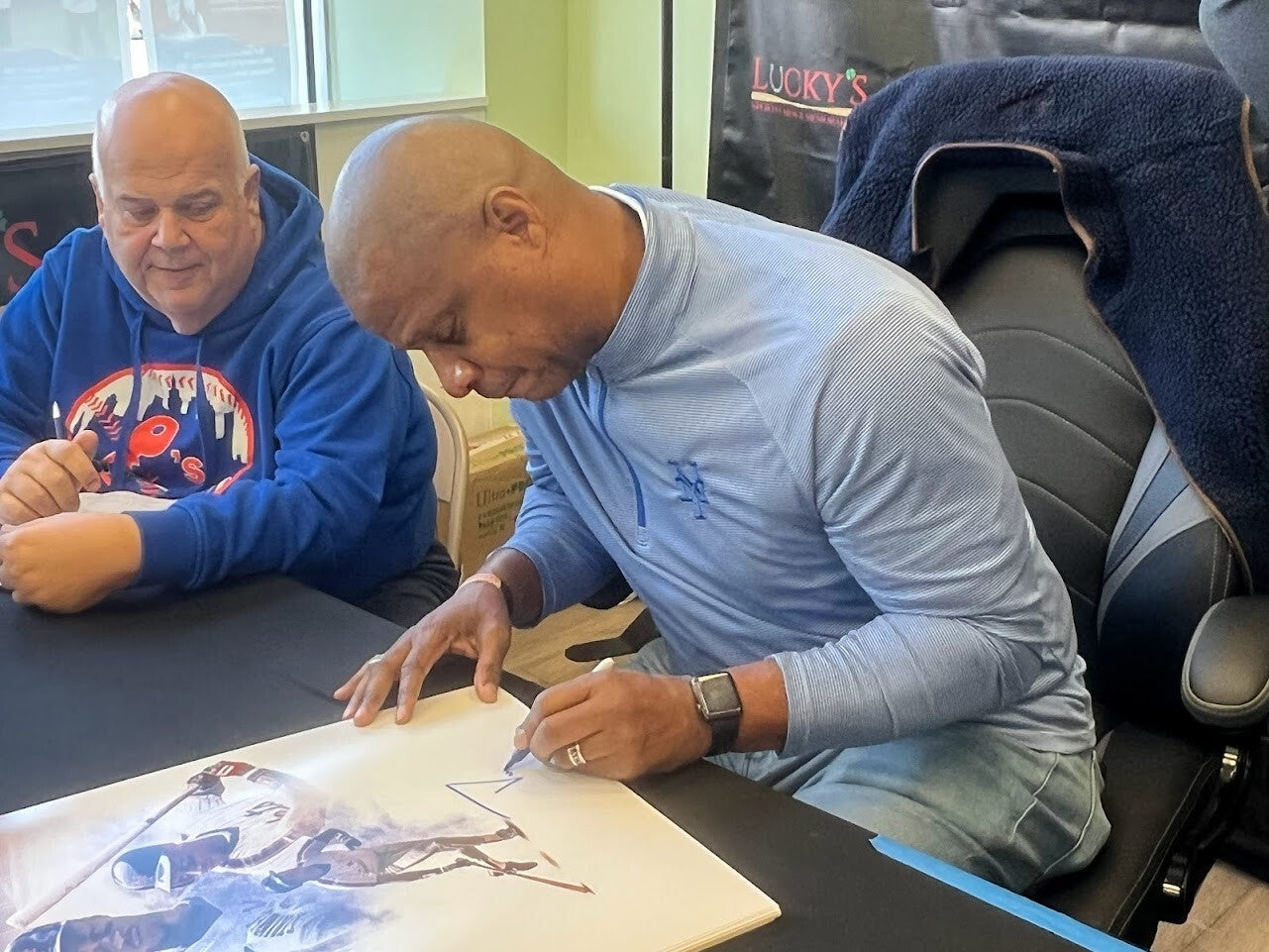 Darryl Strawberry Signed Autographed 16x20 Photo New York Mets JSA COA3