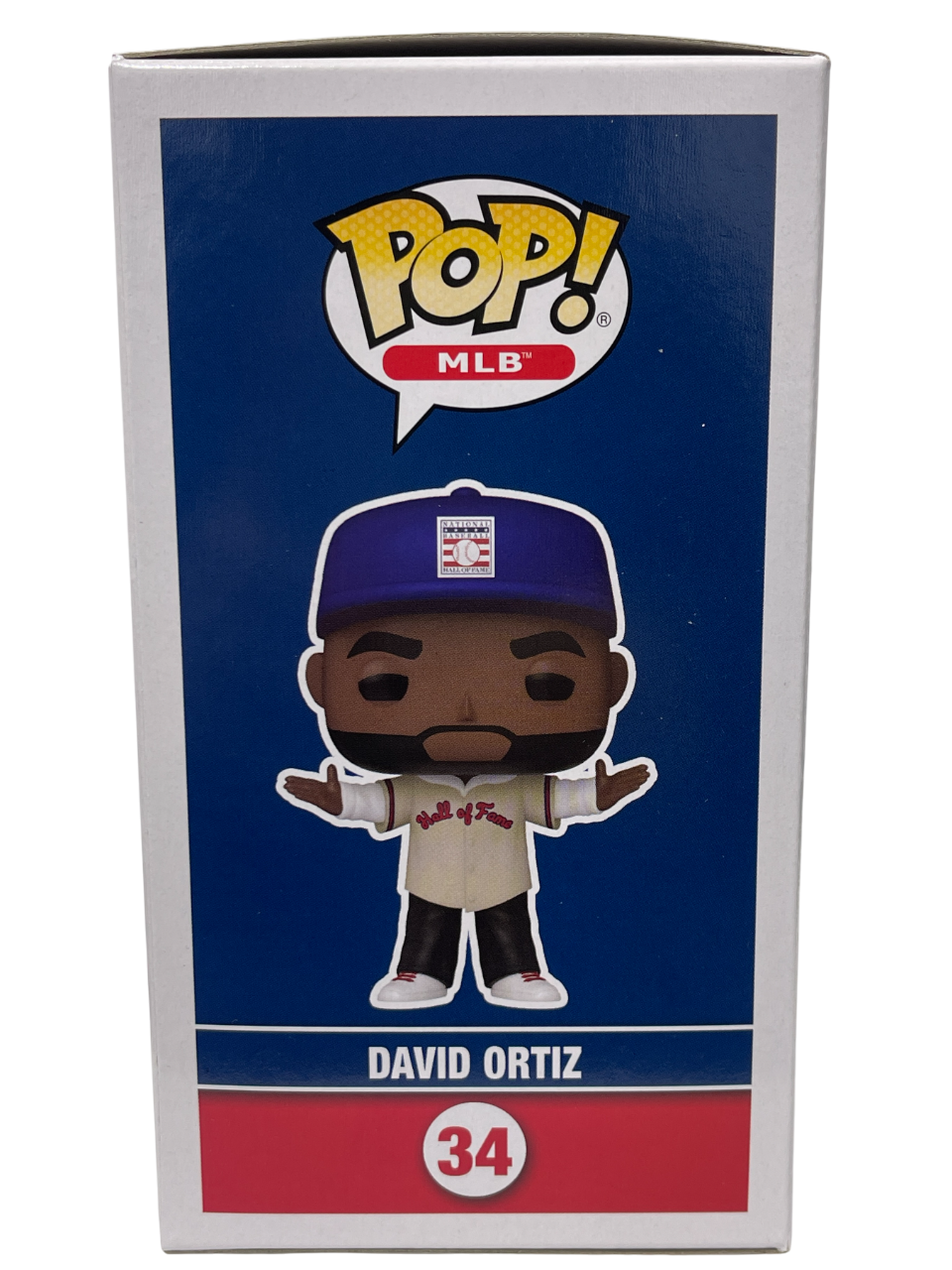 David Ortiz Signed SGA Red Sox Funko Pop 34 w/ Big Papi Beckett Witness BAS COA3