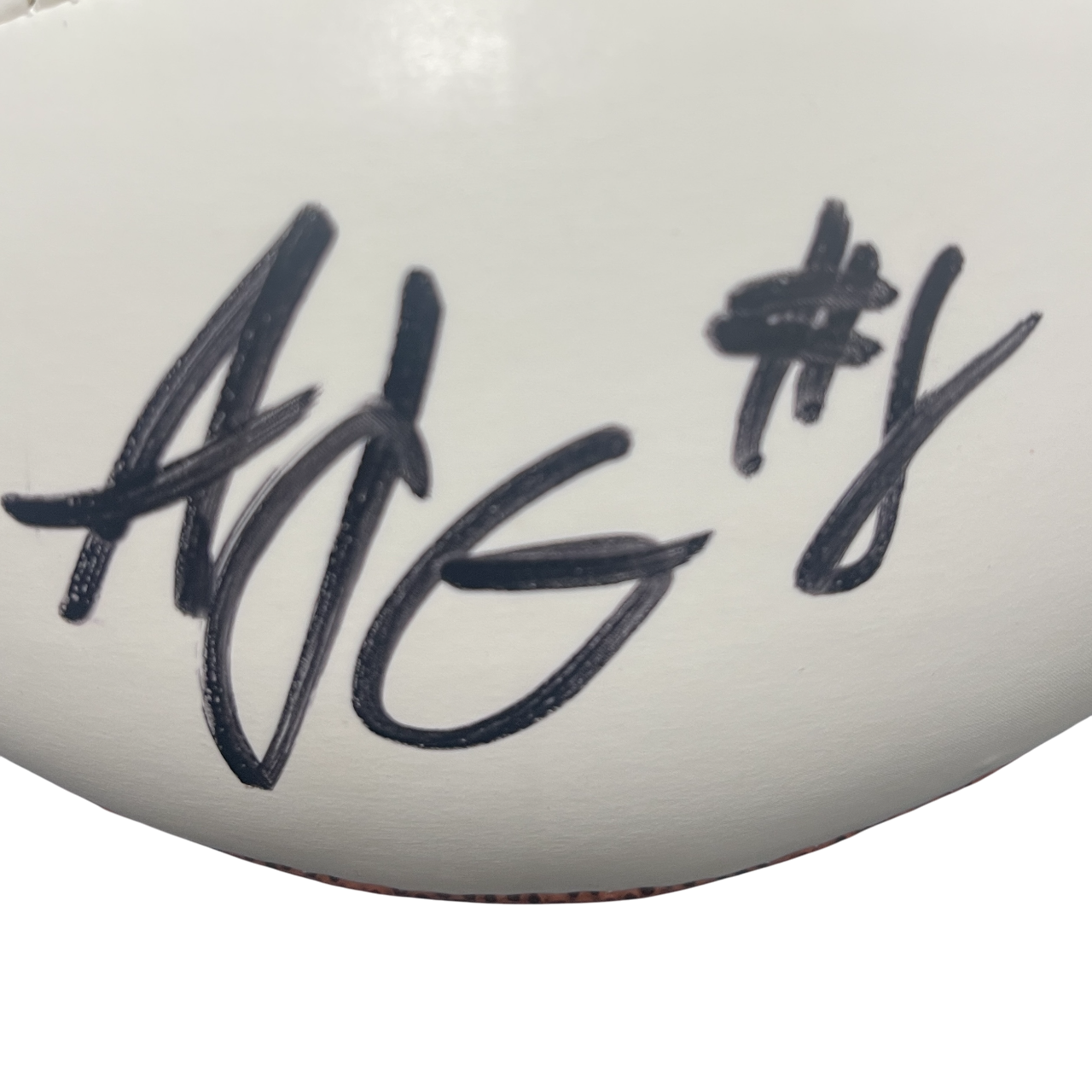 AJ Green Signed Wilson Mini White Panel NFL Football Cincinnati Bengals JSA COA1