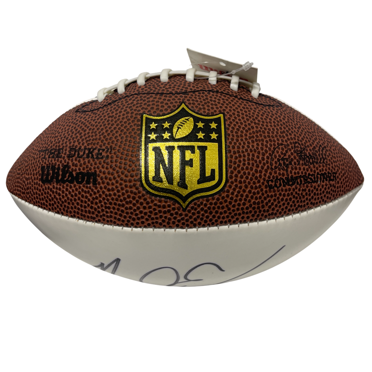 Mike Evans Signed Wilson Mini White Panel NFL Football Buccaneers JSA COA2
