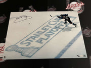 Joe Sakic Signed Auto 16x24 Photo "Playoff Hockey" 22/50 Upper Deck UDA COA0