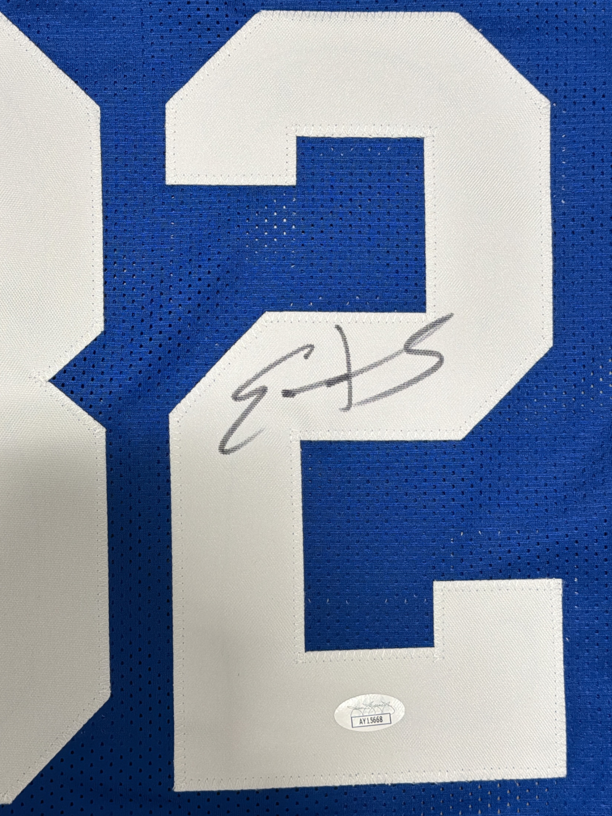 Edgerrin James Signed Autographed Indianapolis Colts Custom Jersey JSA COA1