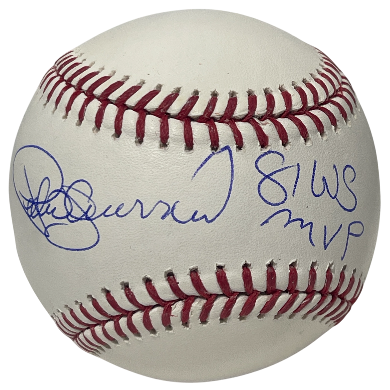Pedro Guerrero Signed ROMLB Baseball w/ 81 WS MVP Beckett Witness BAS COA0