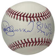 Pedro Guerrero Signed ROMLB Baseball w/ 81 WS MVP Beckett Witness BAS COA0