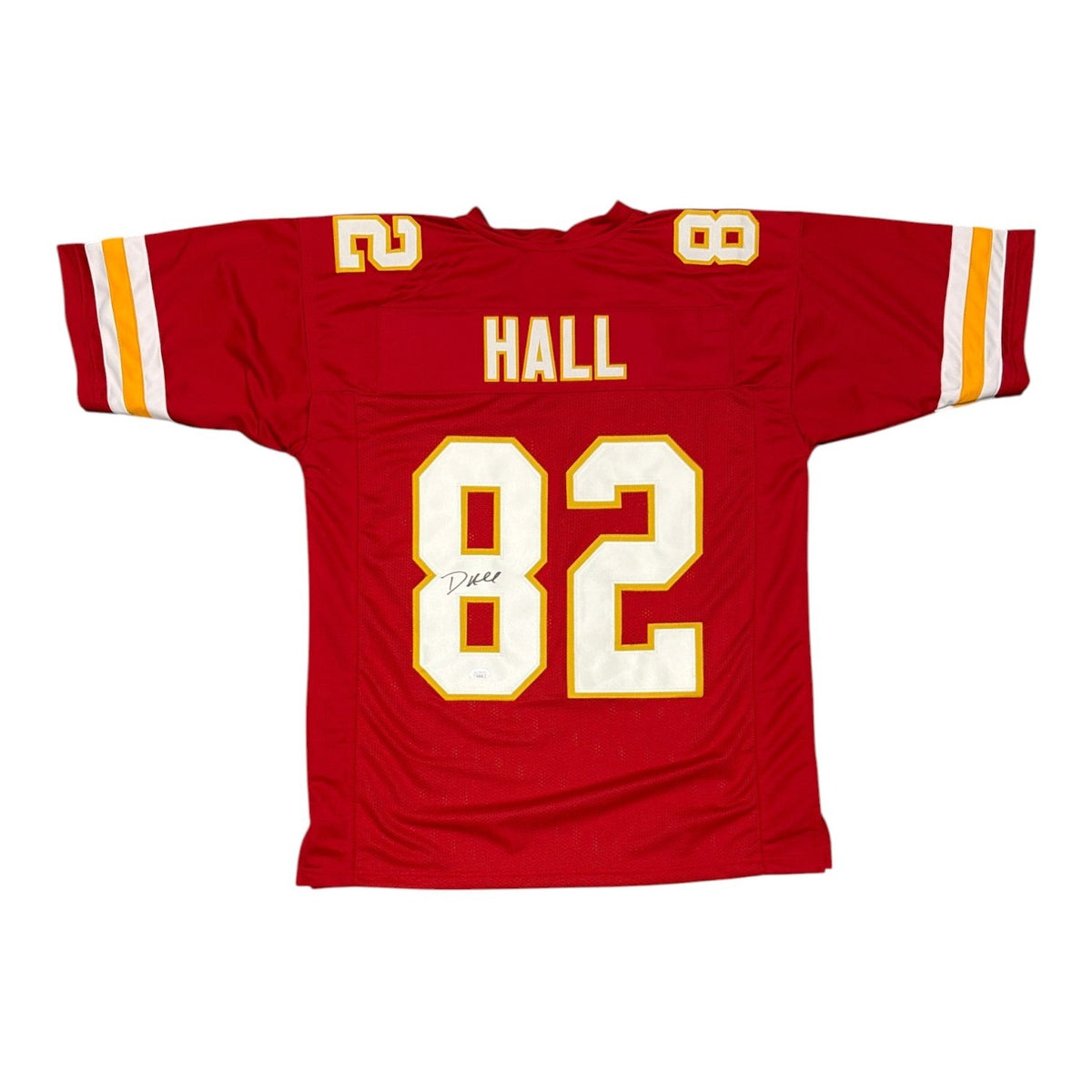 Dante Hall Signed Autographed Kansas City Chiefs Custom Jersey JSA COA0