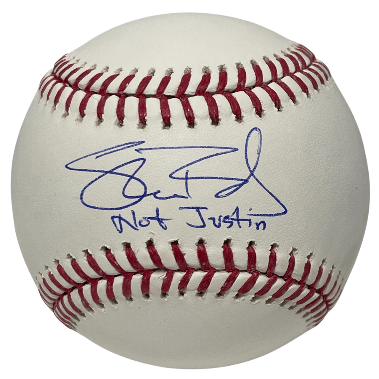 Shane Bieber Signed ROMLB Baseball w/ Not Justin Beckett BAS COA Guardians0