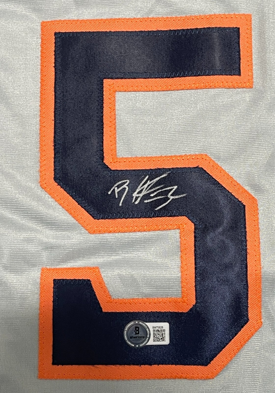 Bryan Abreu Signed Houston Astros Custom Jersey Beckett Witness BAS COA1