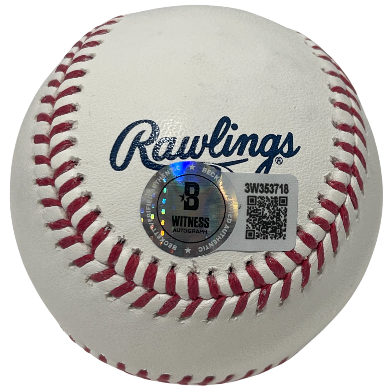 Rollie Fingers Signed Rawlings HOF Baseball w/ 3 Insc Beckett Witness BAS COA1