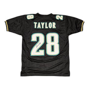 Fred Taylor Signed Jacksonville Jaguars Custom Jersey Beckett Witness BAS COA0
