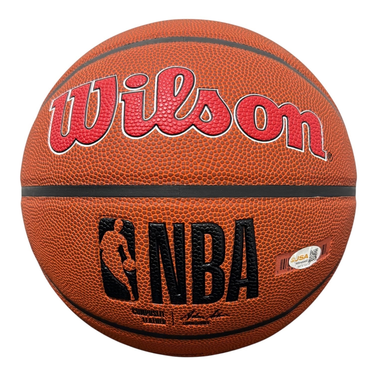 Steve Francis Signed Houston Rockets Wilson NBA Basketball w/ 2000 ROY JSA W COA4