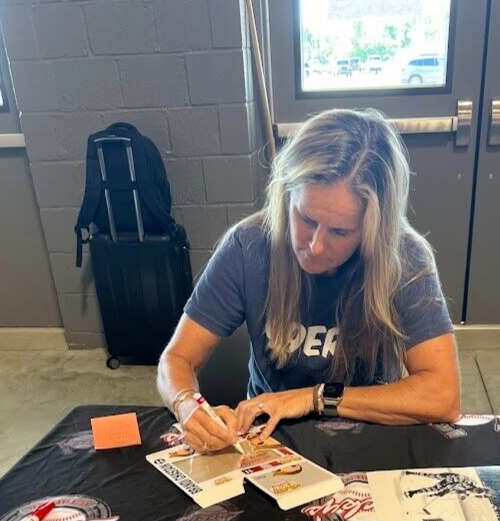 Brandi Chastain Signed Auto USA Funko Pop 99 WC Wining Goal Beckett BAS COA RWB5