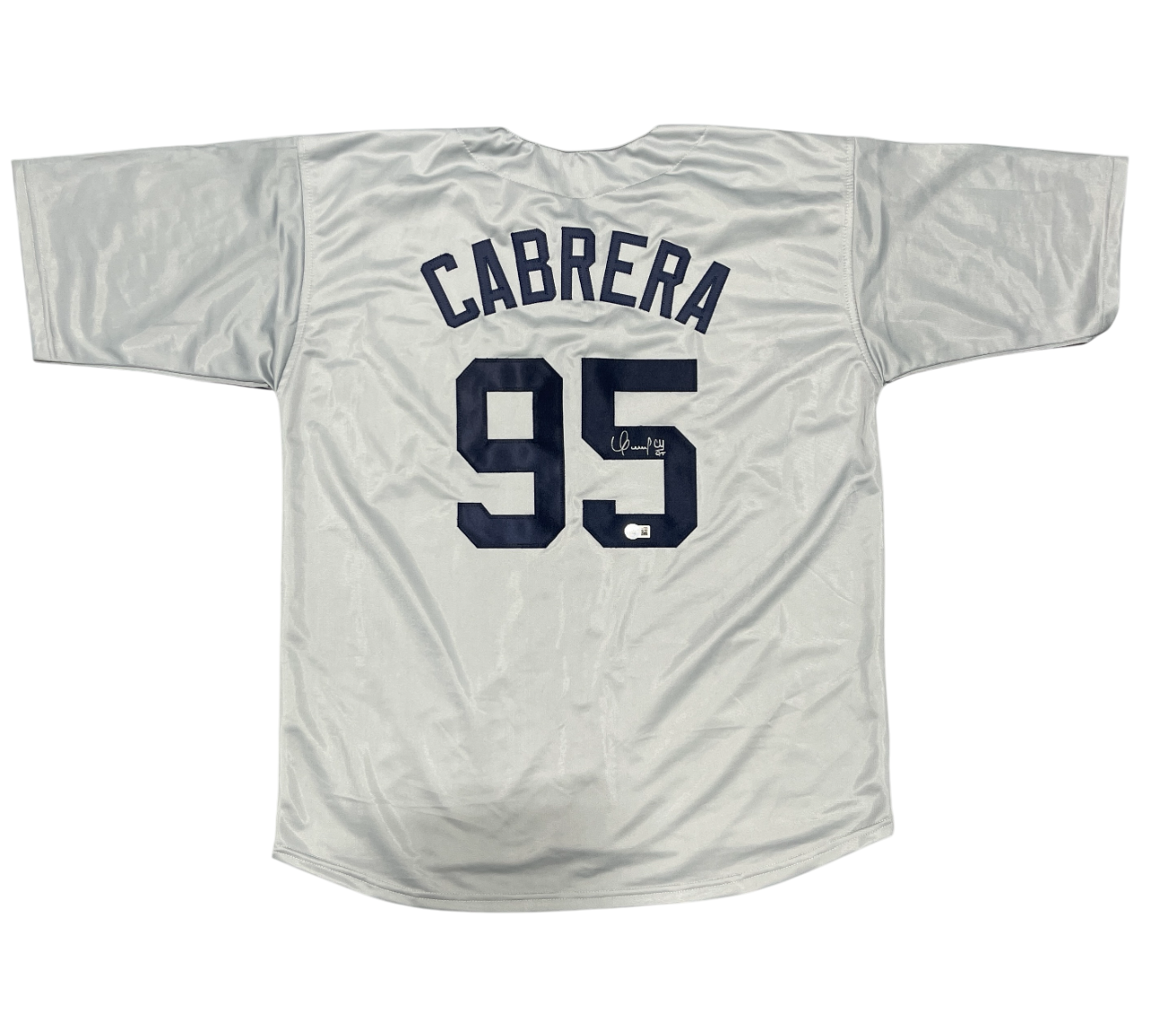 Oswaldo Cabrera Signed New York Yankees Custom Jersey Beckett Witness BAS COA0