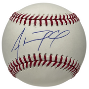 Adolis Garcia Signed Rawlings ROMLB Baseball Beckett Witness BAS COA Rangers0