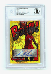 Udonis Haslem 2024 Hits Memorabilia BOOM Gold /10 Signed BGS BAS Auto Miami Heat0