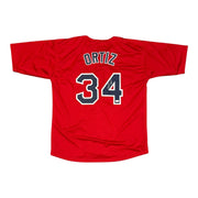 David Ortiz Signed Autographed Boston Red Sox Custom Jersey JSA COA0