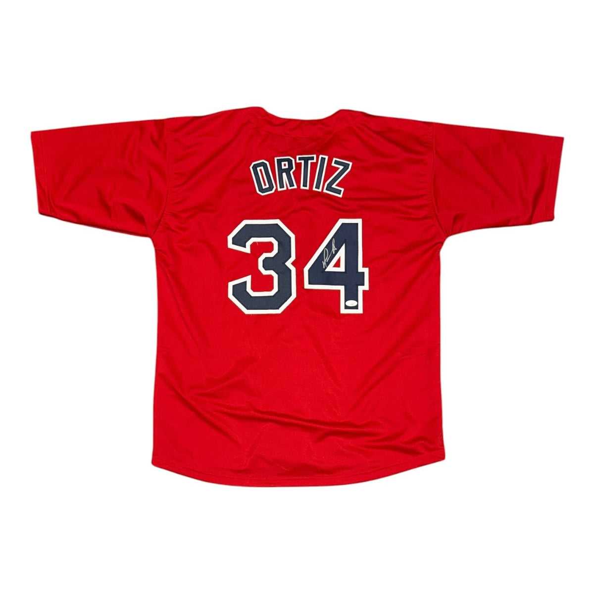 David Ortiz Signed Autographed Boston Red Sox Custom Jersey JSA COA0