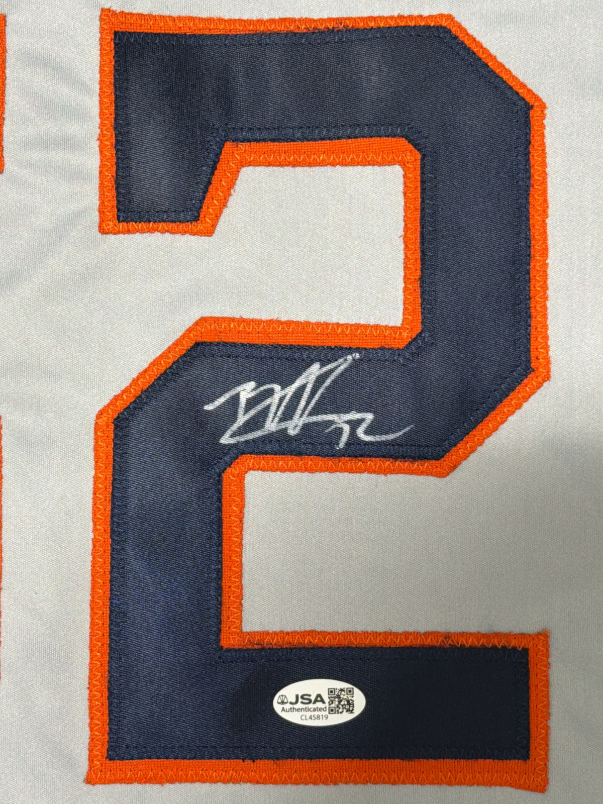 Bryan Abreu Signed Autographed Houston Astros Custom Jersey JSA COA1