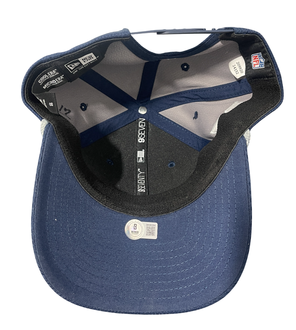 Brandon Aubrey Signed Auto Game Worn 2024 Cowboys Hat Beckett BAS COA #13