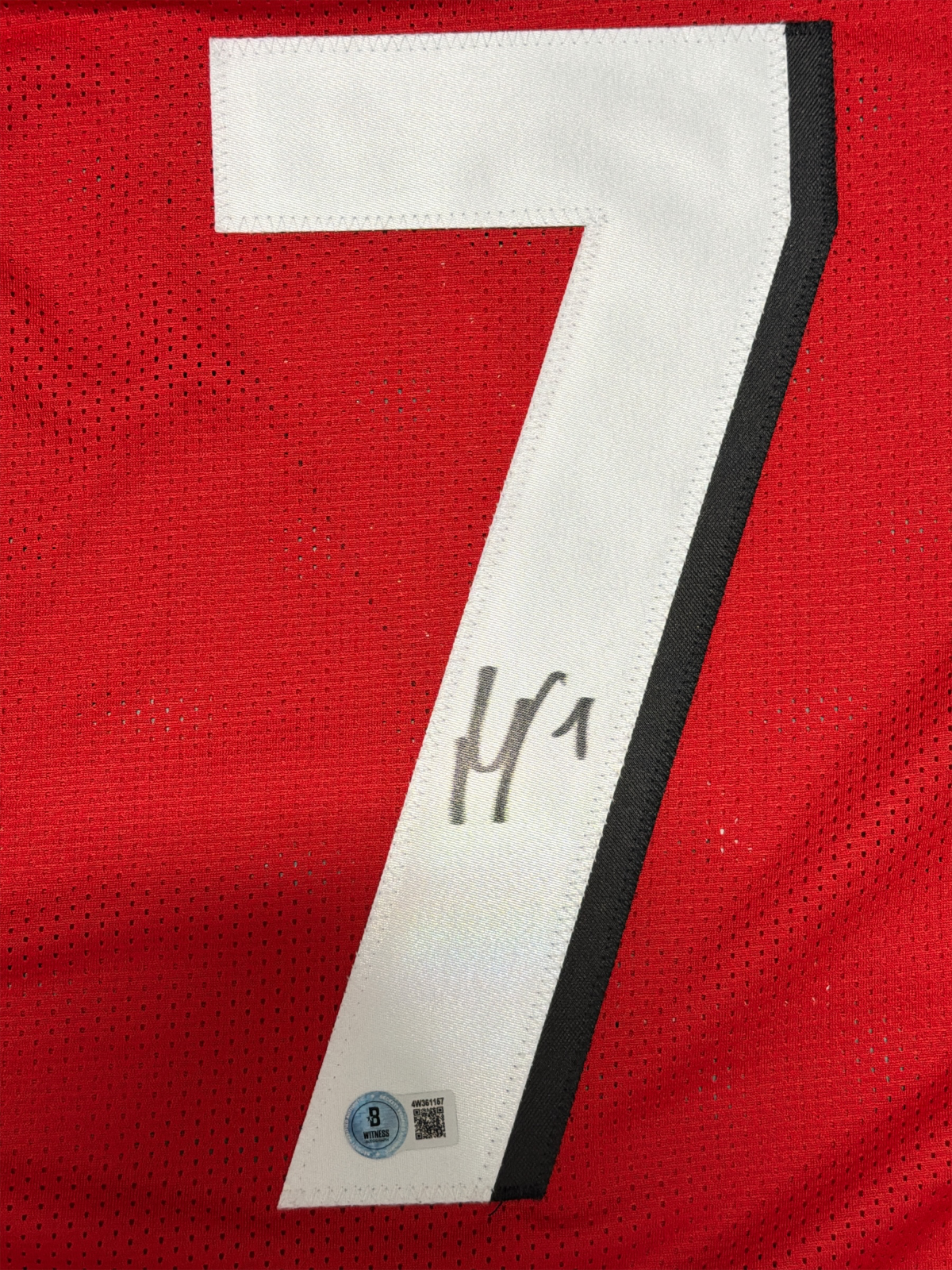 Bijan Robinson Signed Atlanta Falcons Custom Jersey Beckett Witness BAS COA1