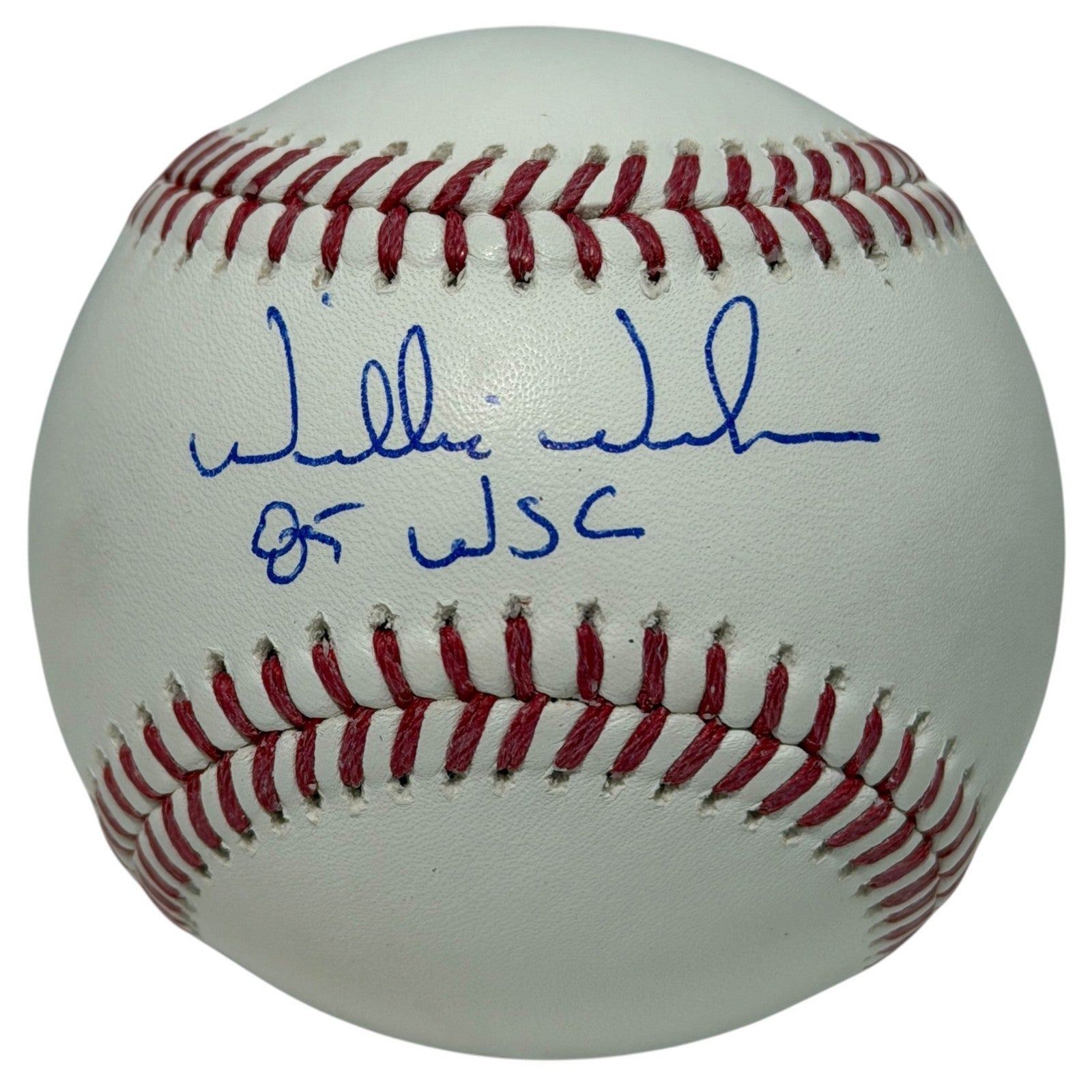 Willie Wilson Signed Autographed ROMLB Baseball w/ 85 WSC JSA Witness COA0