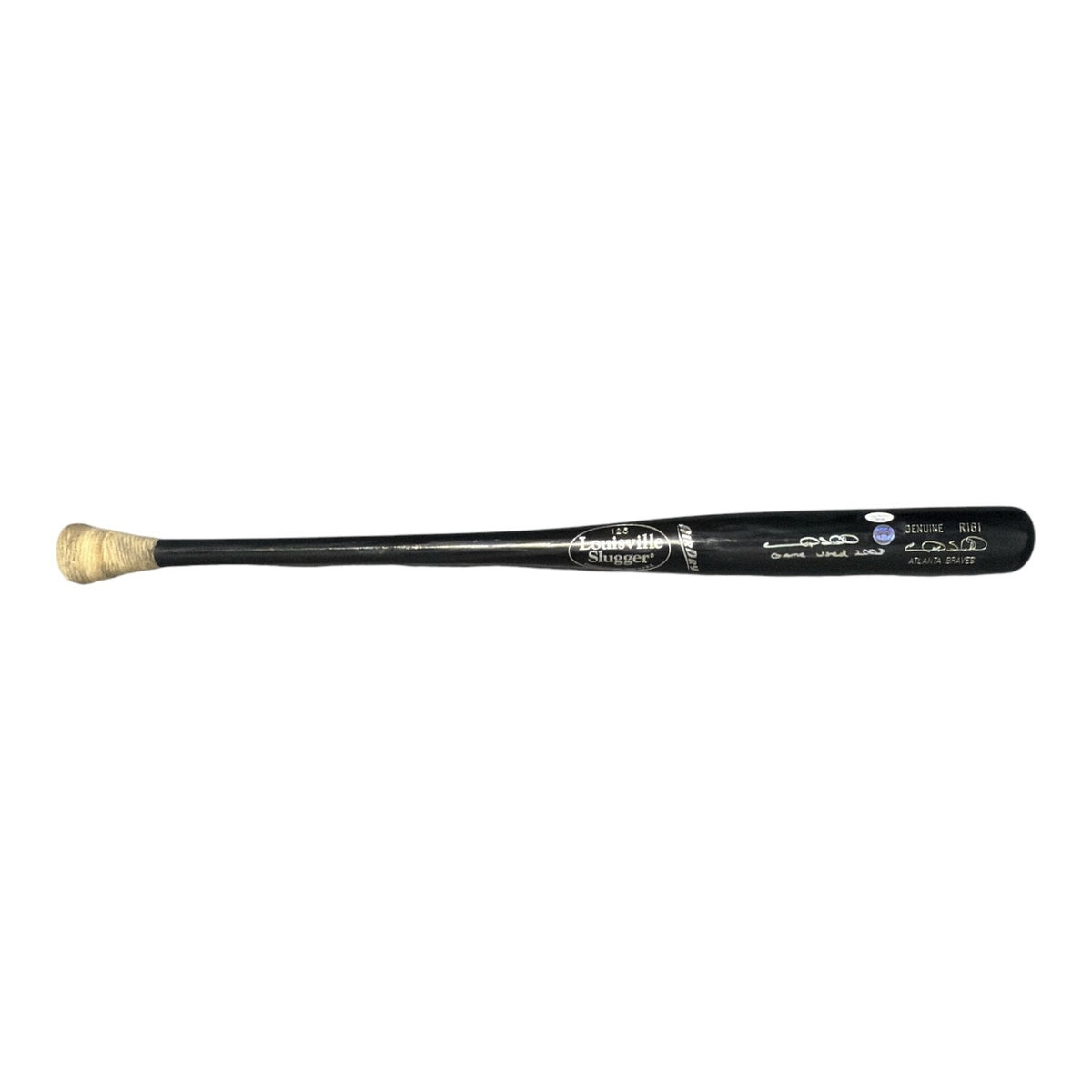 Gary Sheffield Signed Game Used 2003 Louisville Slugger Black Bat JSA COA Braves2