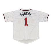 Rafael Furcal Signed Autographed Atlanta Braves Custom Jersey JSA Witness COA0