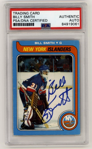 Billy Smith 1979-80 O-Pee-Chee OPC #242 Signed PSA Authentic Auto Blue Islanders0