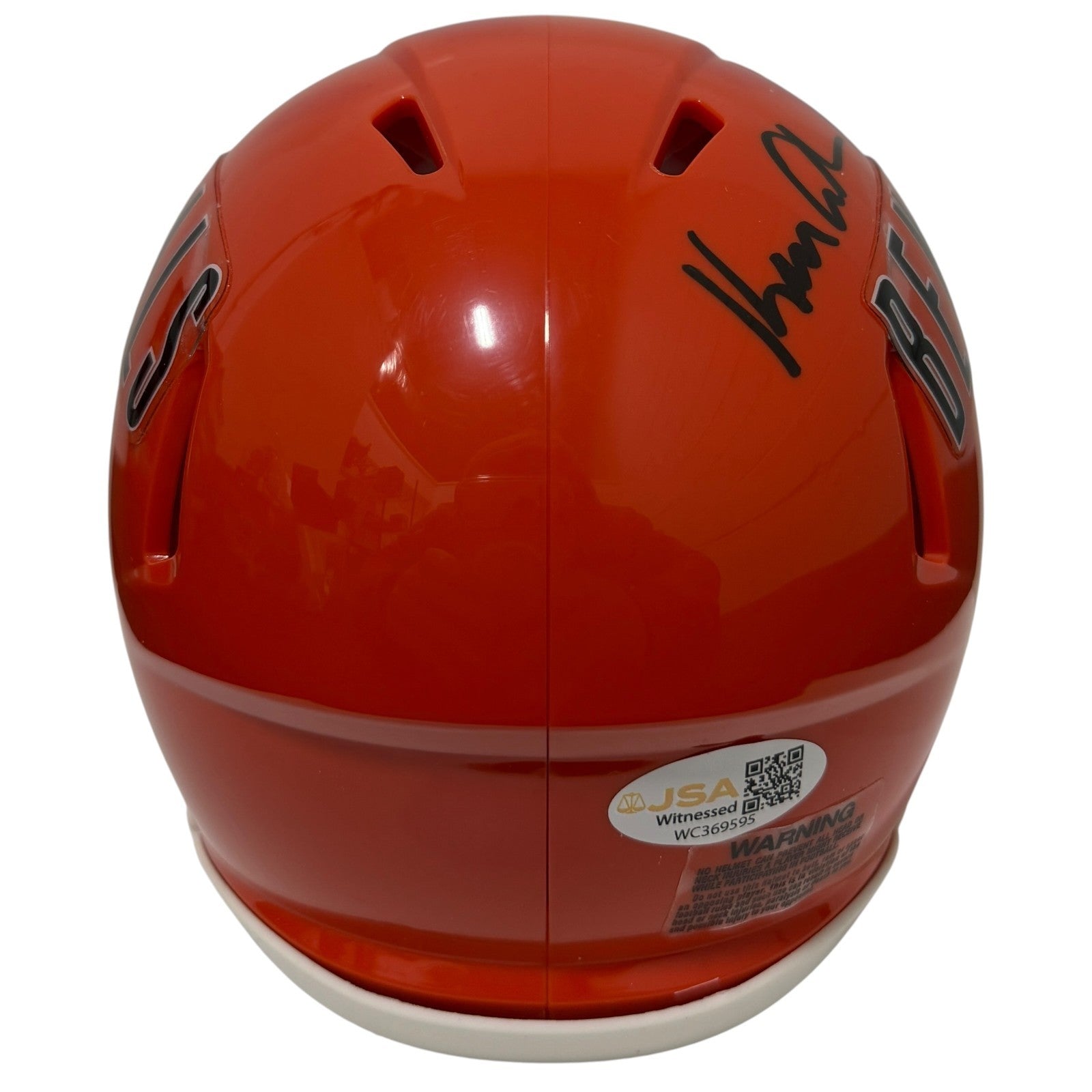 Ken Anderson Signed Cincinnati Bengals TB Mini Helmet w/ 81 MVP JSA Witness COA2