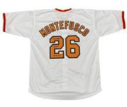 John Montefusco Signed SF Giants Custom Jersey w/ 2 Insc ROY Beckett Wit BAS COA0