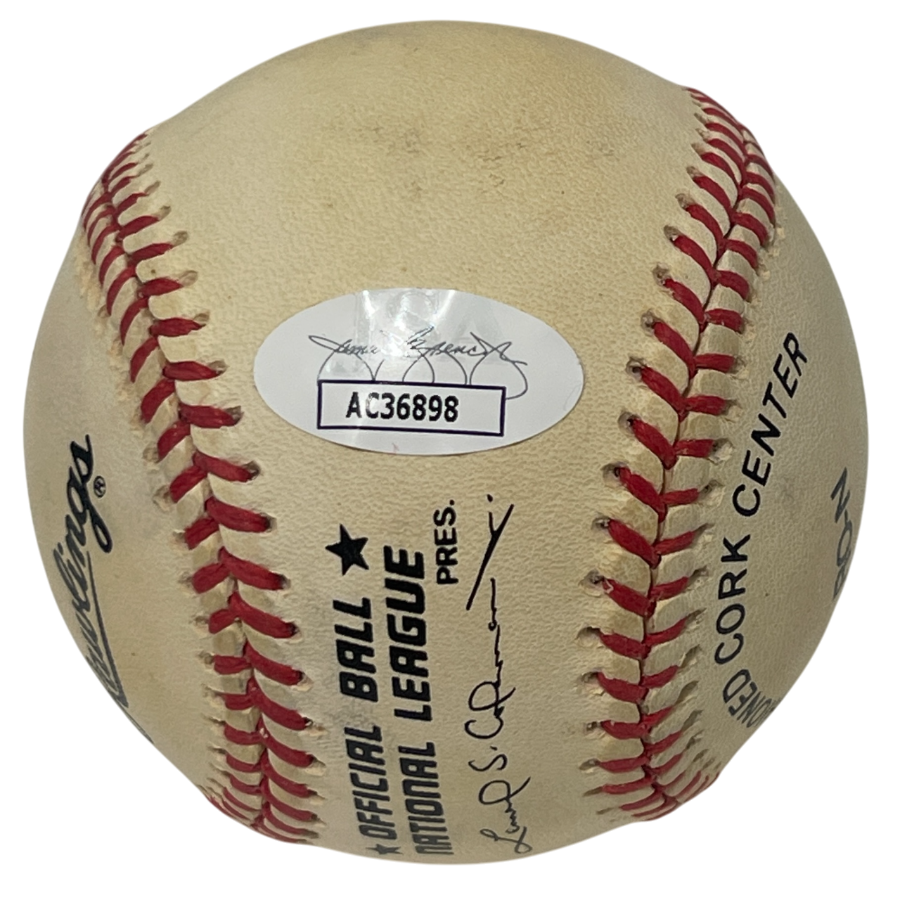 Ken Caminiti Signed Autographed Rawlings National League Baseball Astros JSA COA5