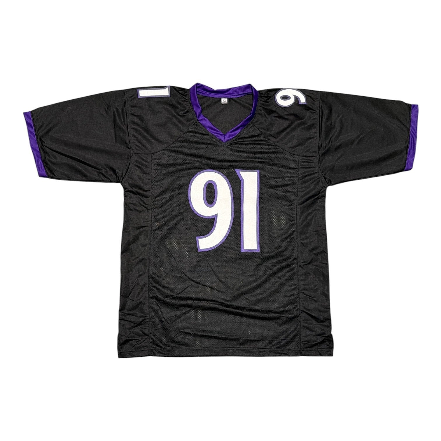 Trey Hendrickson Signed Baltimore Ravens Custom Jersey JSA Witness COA2