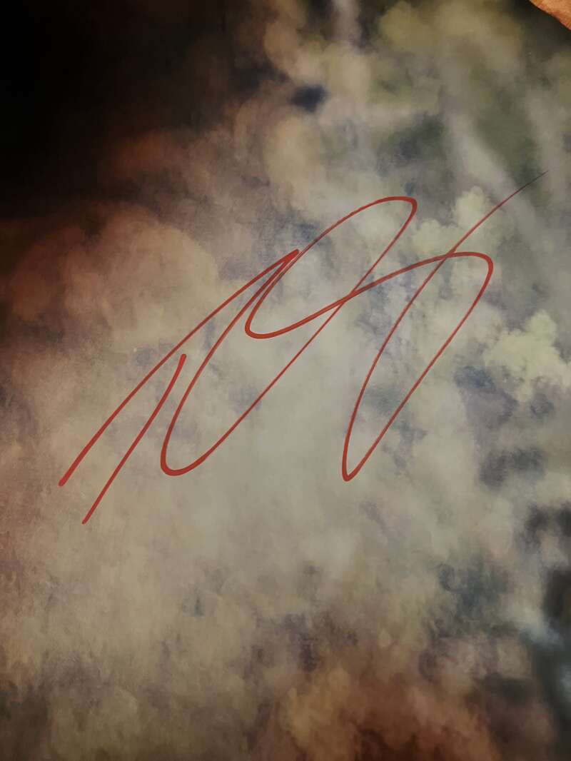 Ben Simmons Signed 20x24 Photo "Reverse" Upper Deck UDA COA 76ers Red Ink1