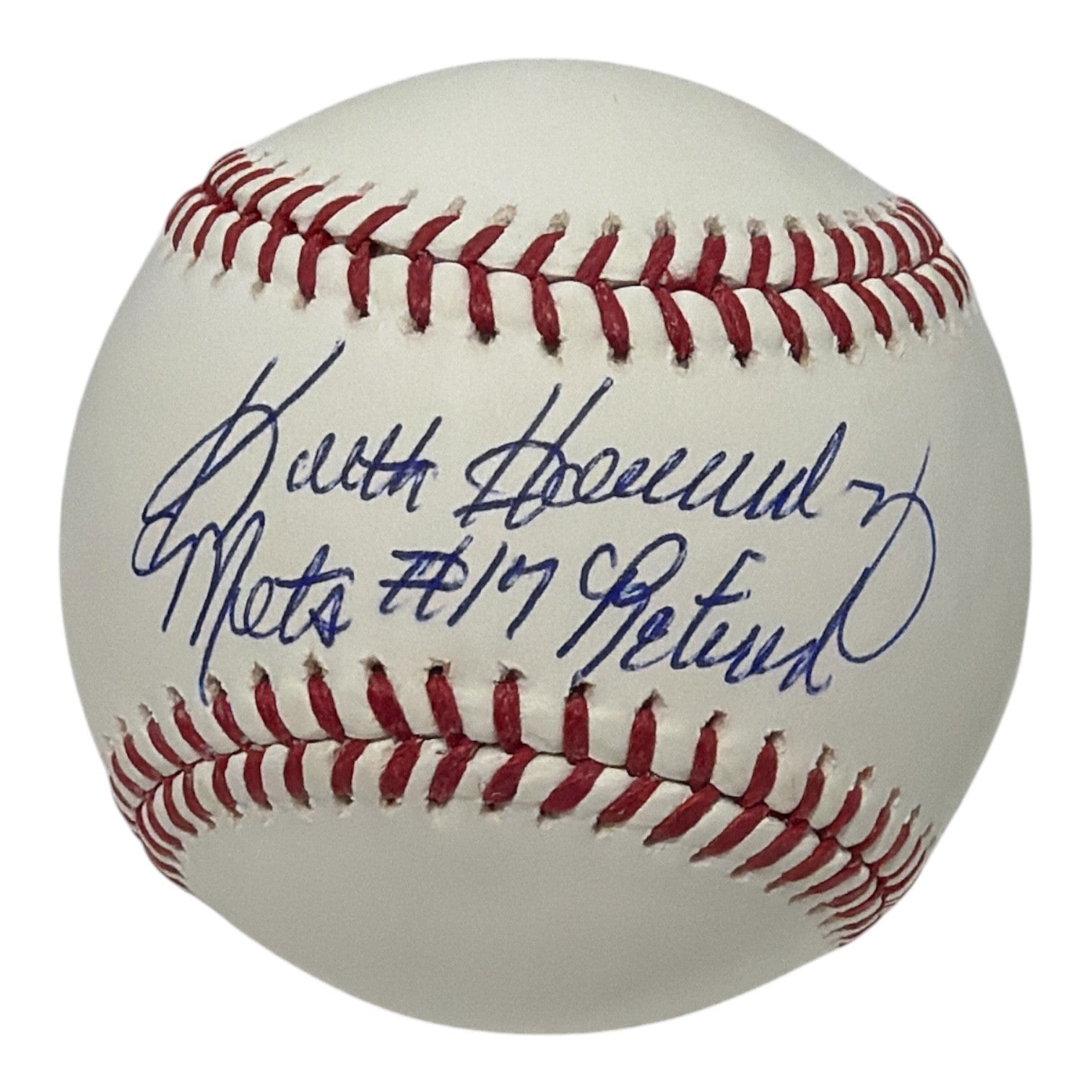 Keith Hernandez Signed Autographed ROMLB Baseball w/ Mets #17 Retired JSA COA0