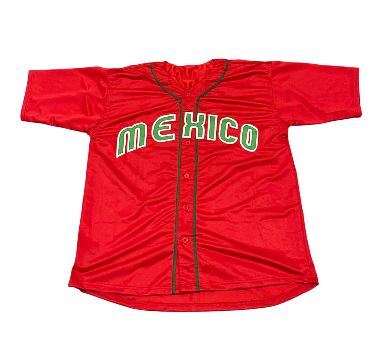 Joey Meneses Signed Autographed WBC Mexico Custom Jersey Beckett BAS COA2