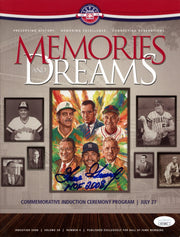 Goose Gossage Signed Hall of Fame Induction Ceremony Program HOF 2008 JSA COA0