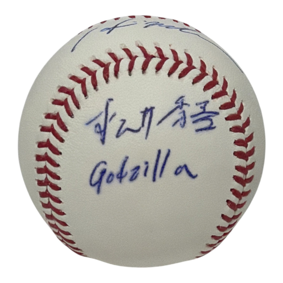 Hideki Matsui Signed Autographed ROMLB Baseball w KANJI Godzilla JSA COA Yankees1