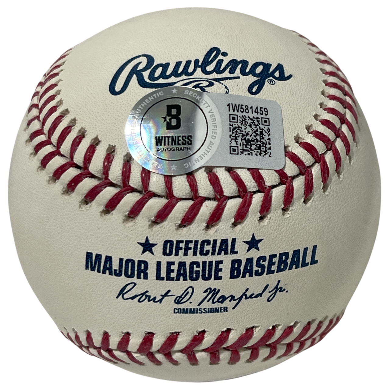 Derek Lowe Signed ROMLB Baseball w/ No Hitter 4/27/02 Beckett Witness BAS COA2