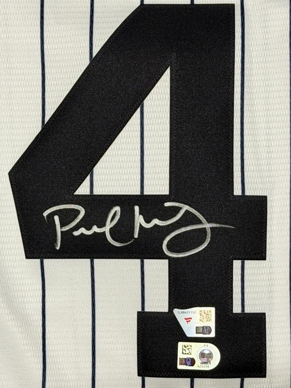 Paul Goldschmidt Signed New York Yankees Nike White Jersey FANATICS + MLB COA1