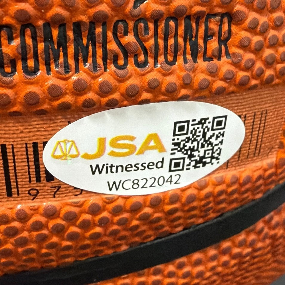 Earl Monroe Signed Autographed Wilson NBA Basketball w/ The Pearl JSA Wit COA2