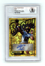 Brady Cook 2024 Hits Memorabilia BOOM Gold #/10 Signed BGS BAS Auto Missouri0
