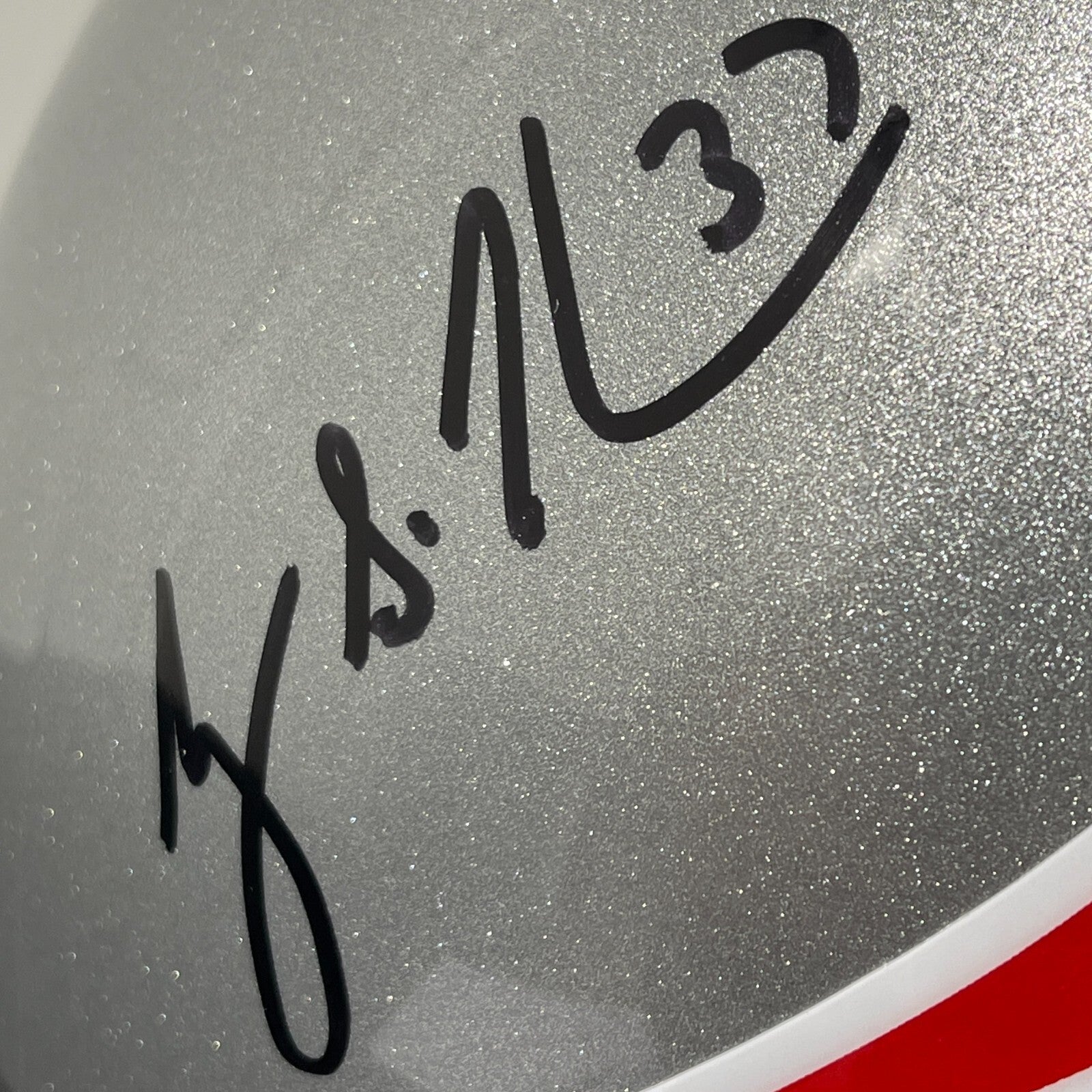 Rodney Harrison Signed Patriots Speed FS Full Size Helmet 2x Ins Beckett BAS COA1