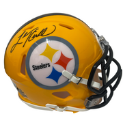 Levon Kirkland Signed Steelers Gold 75th Ann Mini Helmet Beckett W BAS COA0